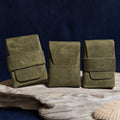 The Clipper in Olive Pueblo leather