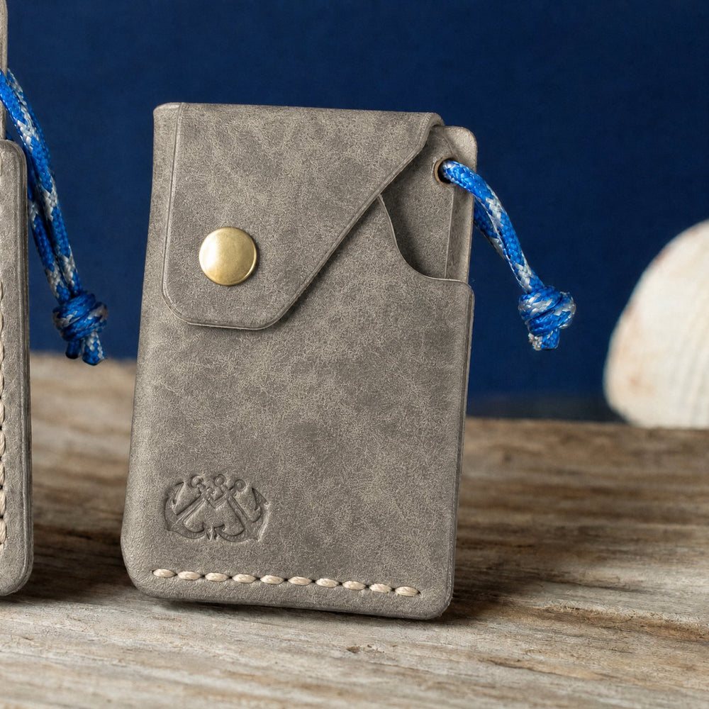 Low Tide in Gray Pueblo leather