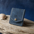 The Skipper in Navy Pueblo leather